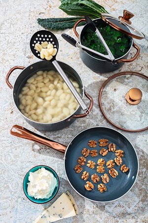 Gnocchi s černou kapustovou omáčkou